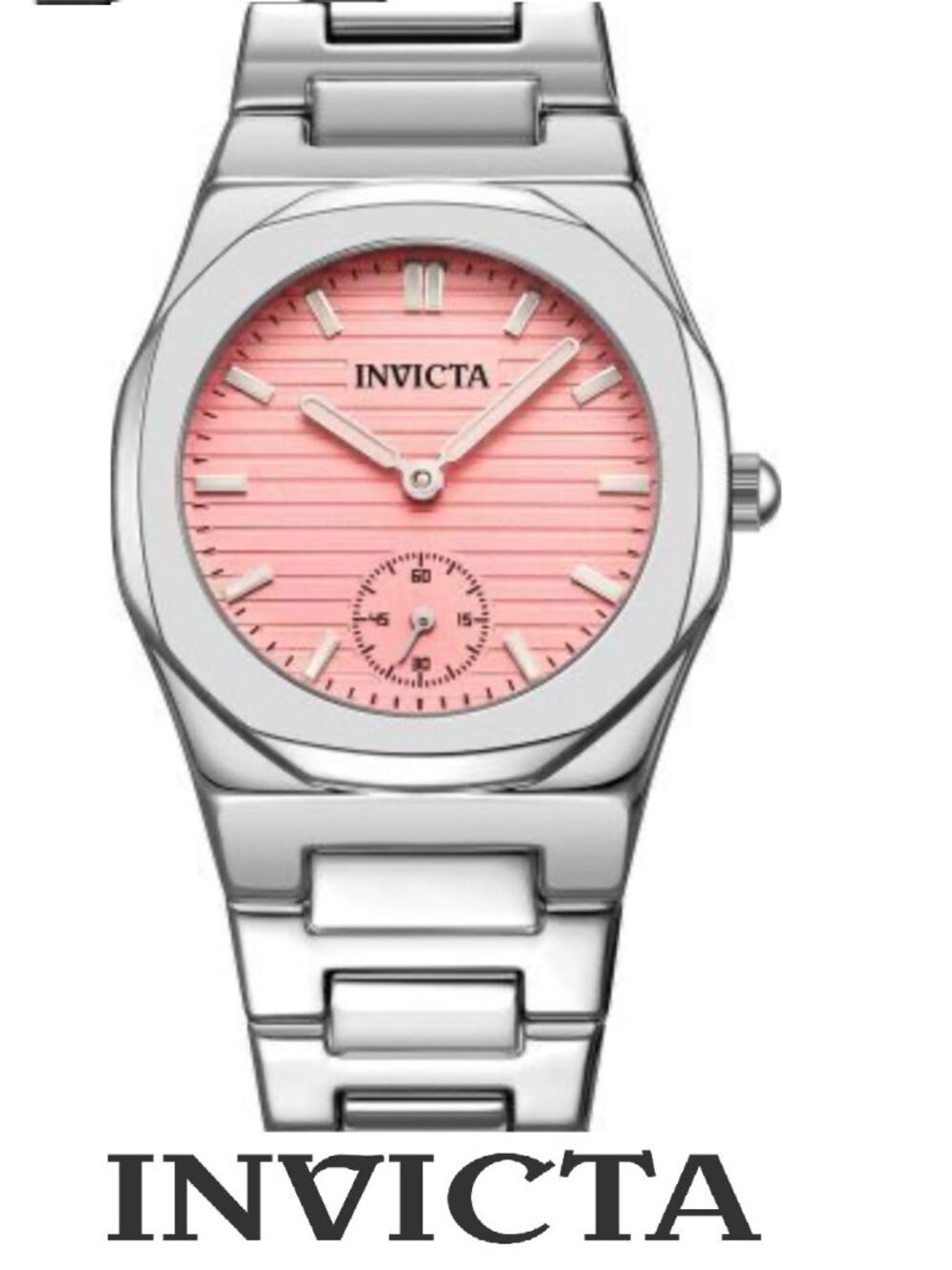 $199 Invicta Celestial Women 31mm Pink Dial Stainless Steel Qrtz Watch 70410 NIB